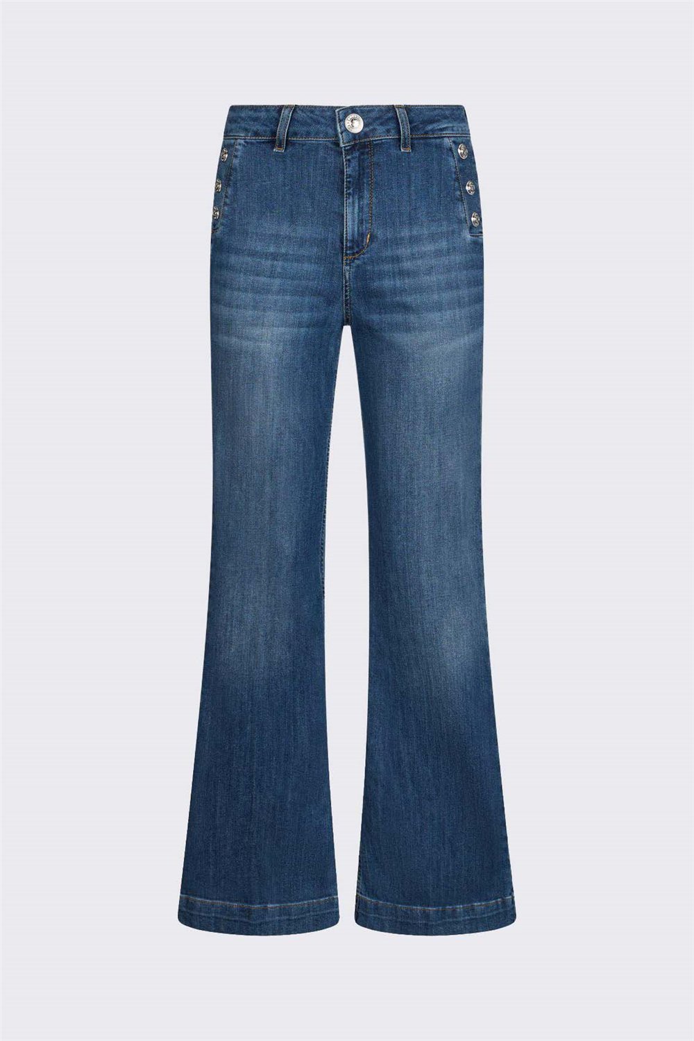 Liu Jo B.Up Flare Button H.W. Kadın Jean Pantolon