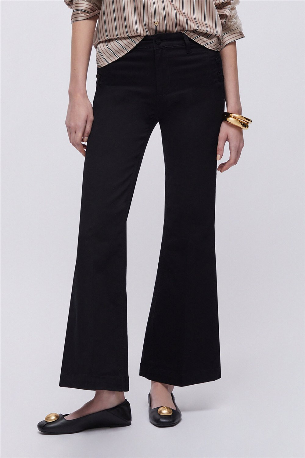 Liu Jo B.Up Flare Jewel H.W. Kadın Pantolon Siyah