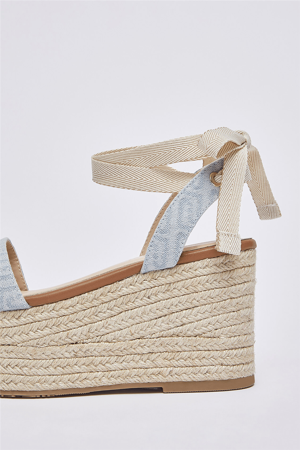 Liu Jo Bali 02 Monogram Kadın Sandalet Açık Mavi