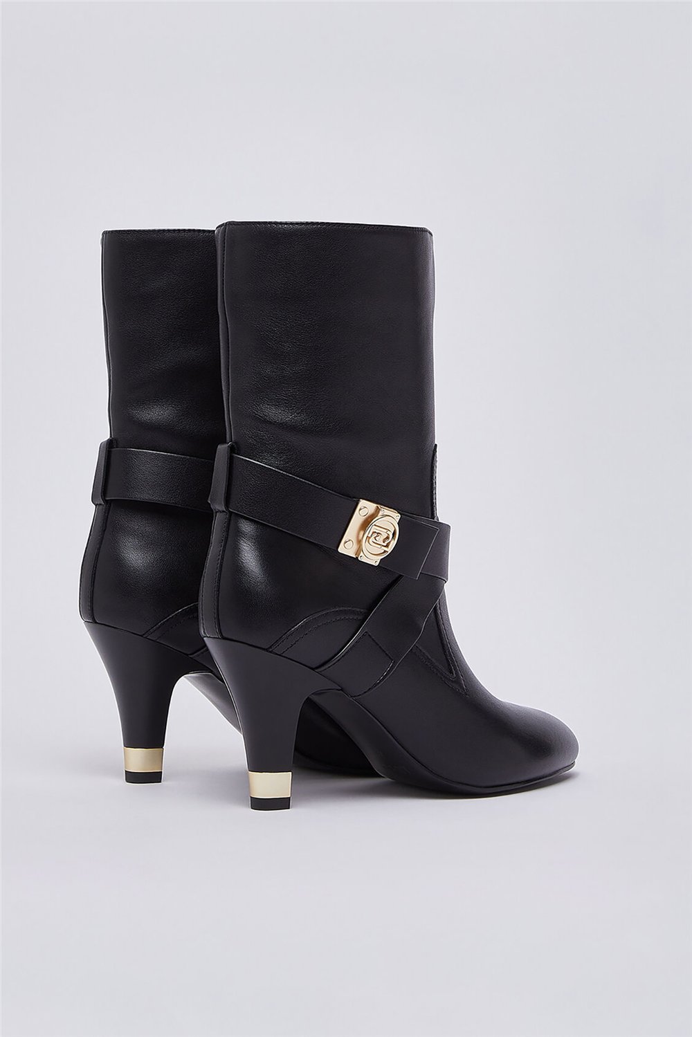 Liu Jo Blake 02 - Ankle Boot Baby Calf Leather Black Kadın Bot Siyah