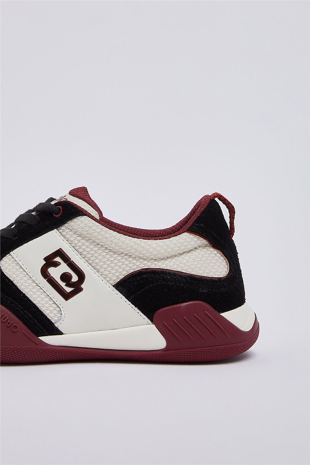Liu Jo Blossom 02 - Sneaker Cow Suede/Mesh/Calf Milk/Black Kadın Sneaker