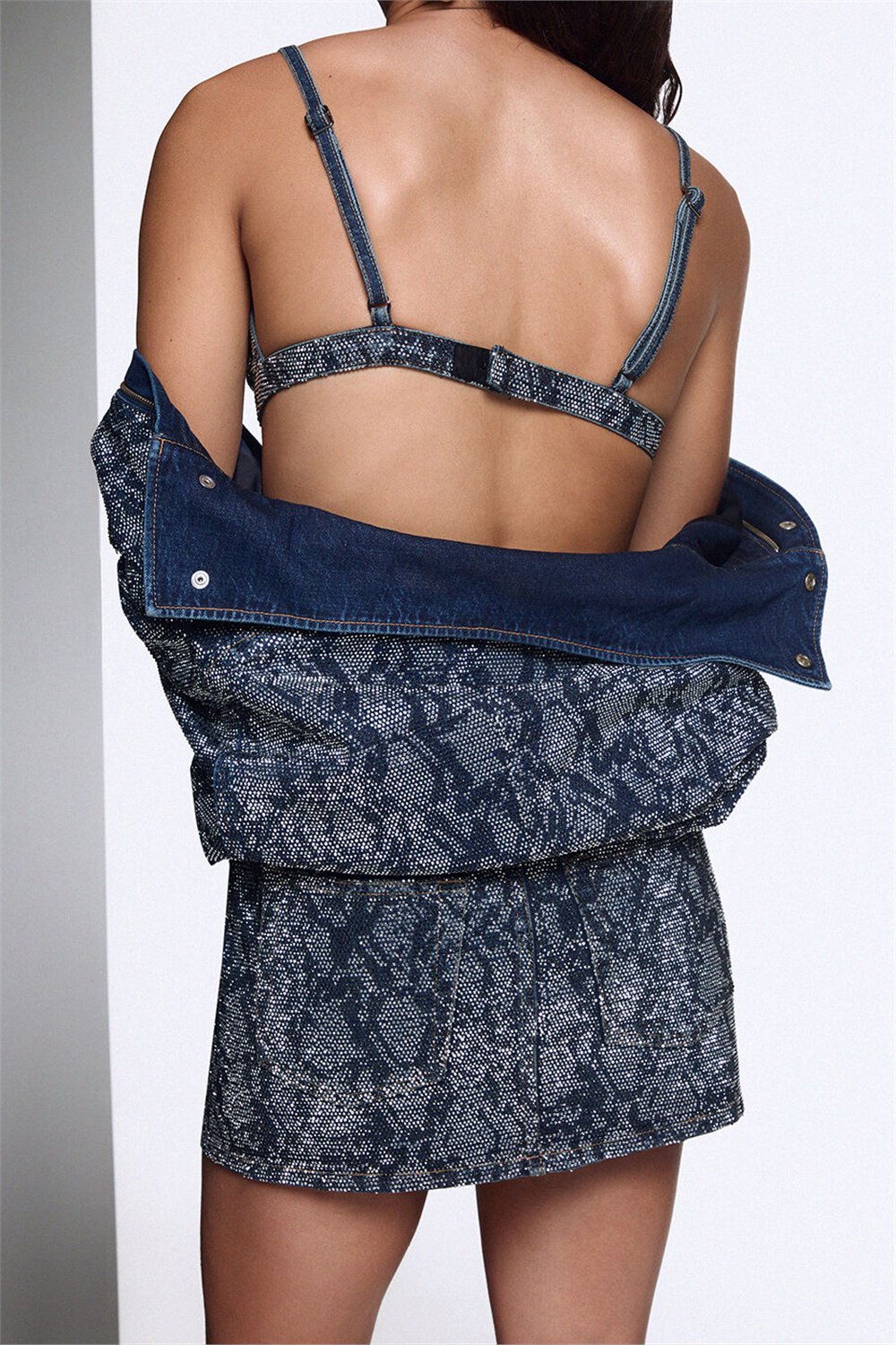 Liu Jo Bralette Denim Kadın Denim Sütyen