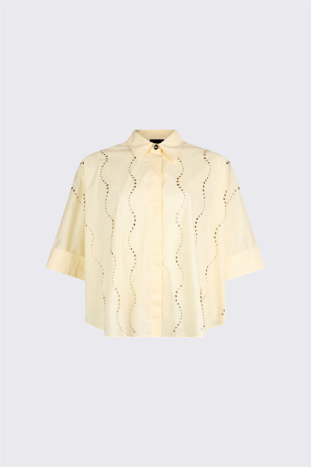 Liu Jo Camicia C/Ricamo Kadın Gömlek Sarı