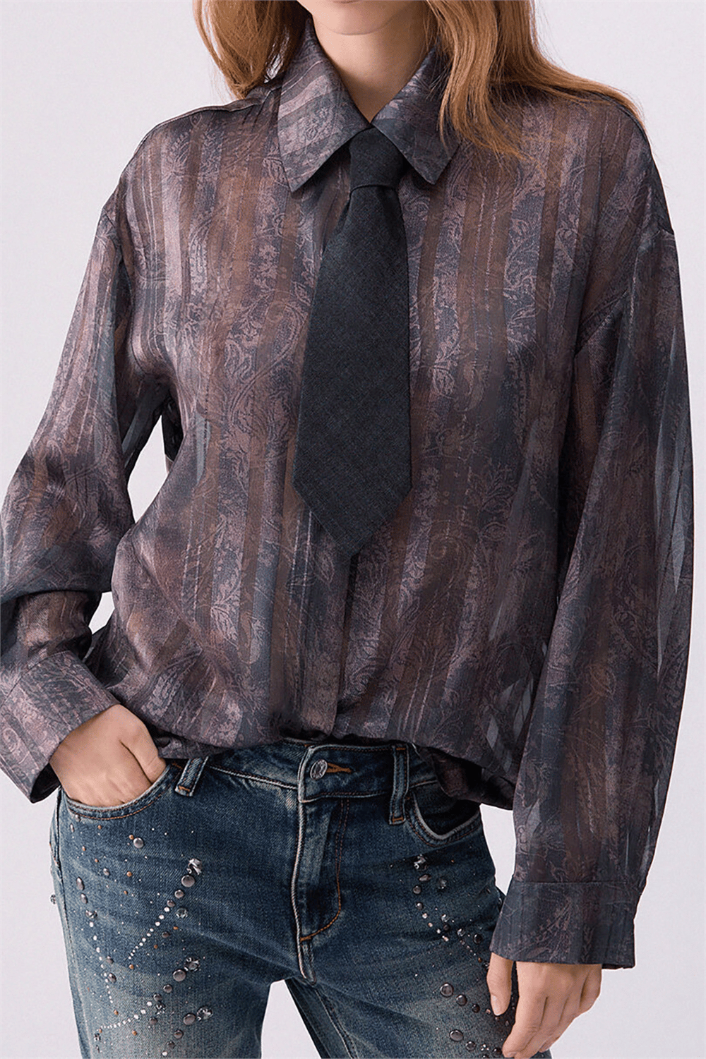 Liu Jo Camicia Digital M/L Kadın Gömlek