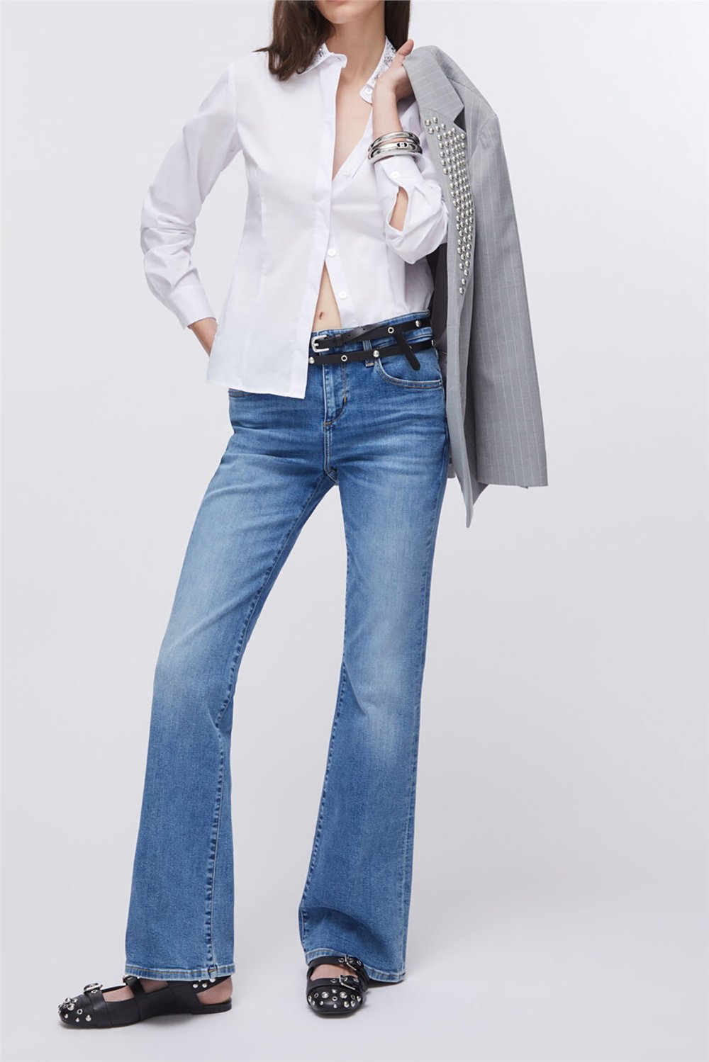 Liu Jo Camicia Ts M/L Kadın Gömlek Beyaz