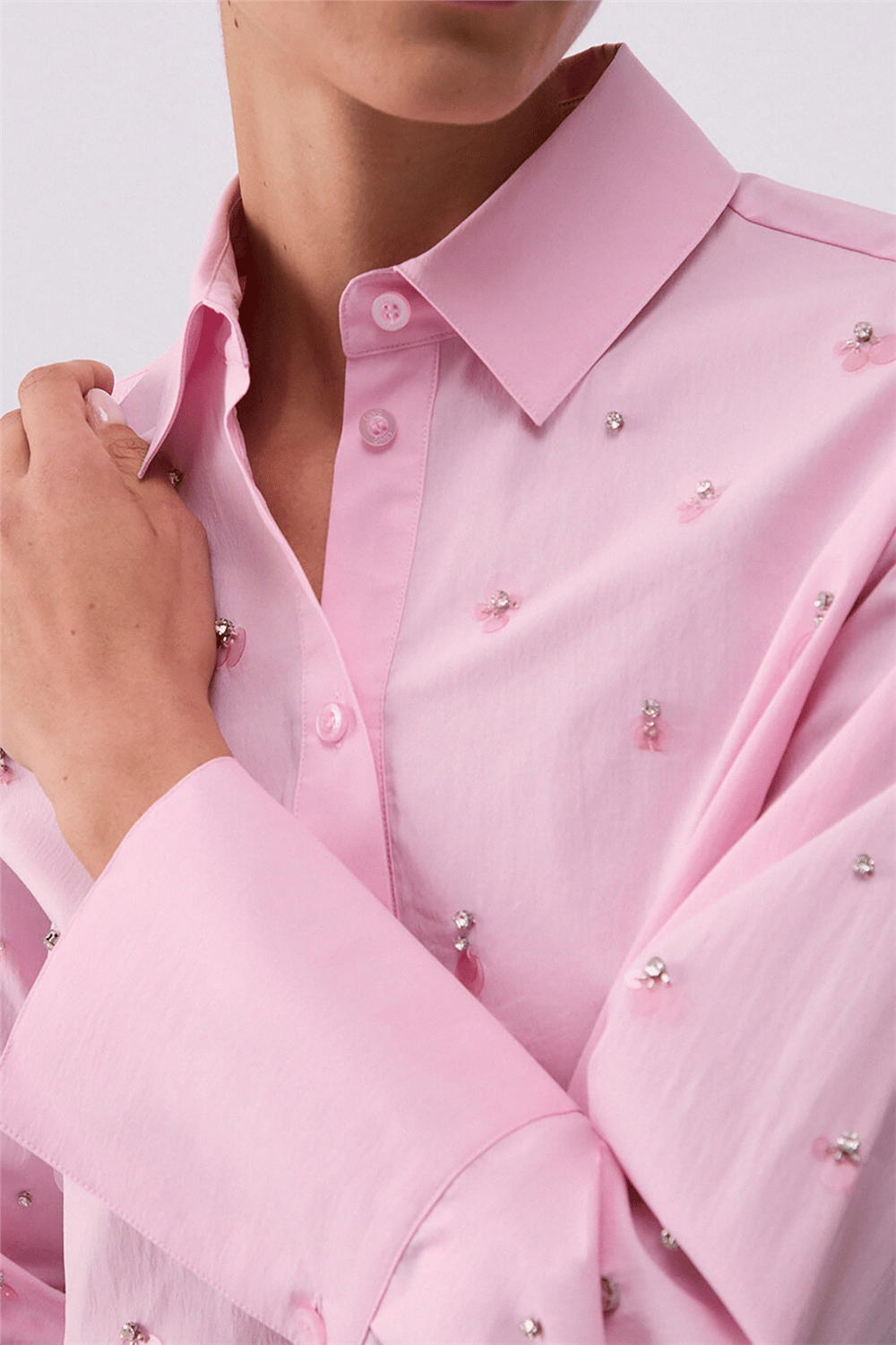 Liu Jo Camicia Ts M/L Kadın Gömlek Pudra