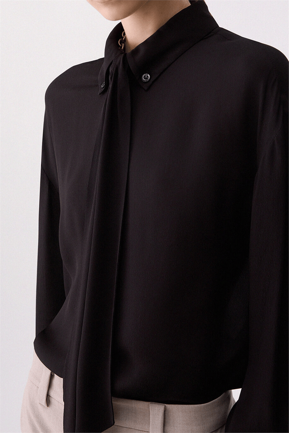 Liu Jo Camicia Ts M/L Kadın Gömlek Siyah