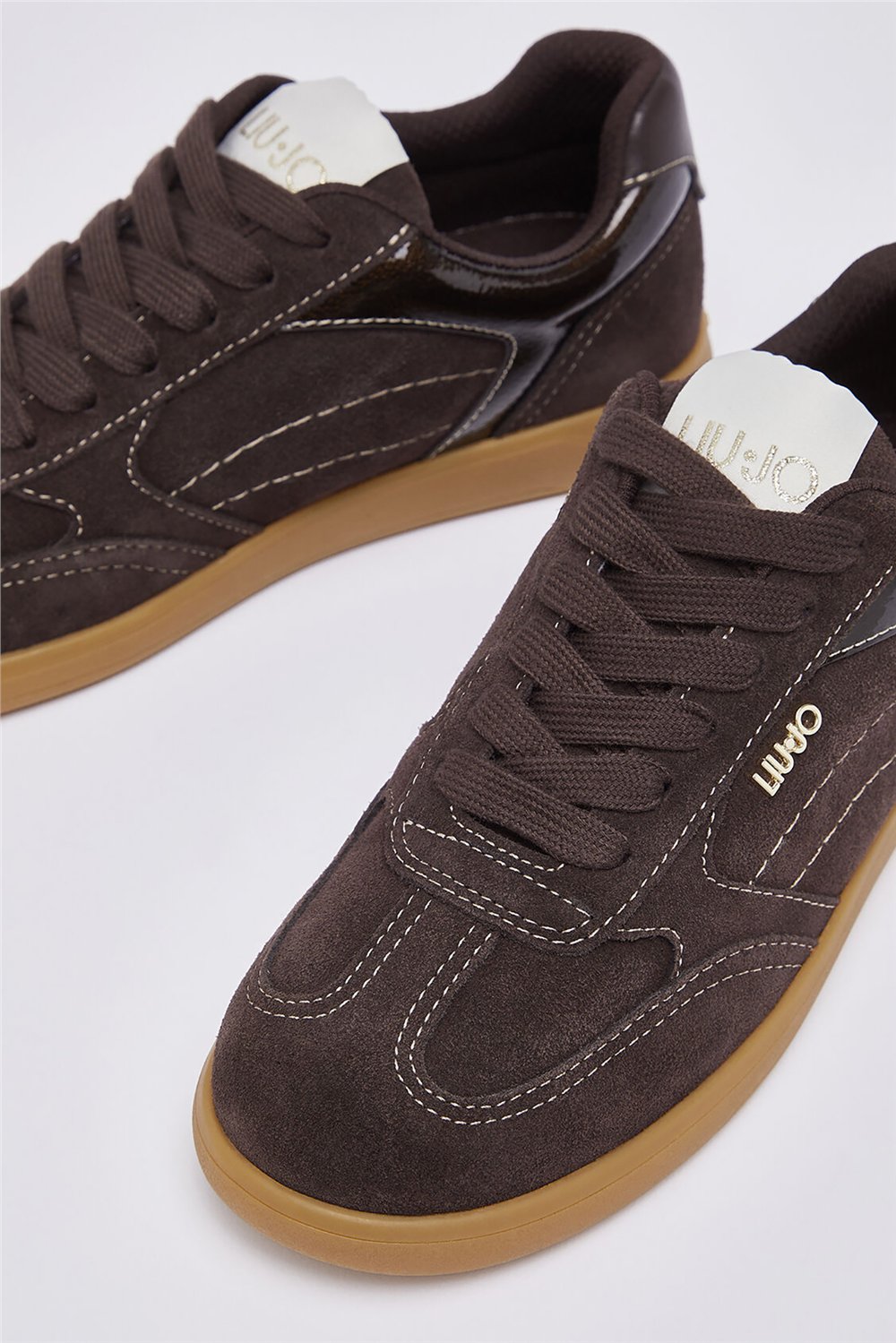 Liu Jo Connor 01 - Sneaker Cow Suede/Patent England Kadın Sneaker