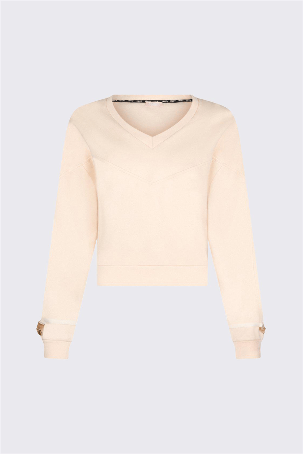 Liu Jo Ecs Felpa Chiusa Kadın Bisiklet Yaka Sweatshirt