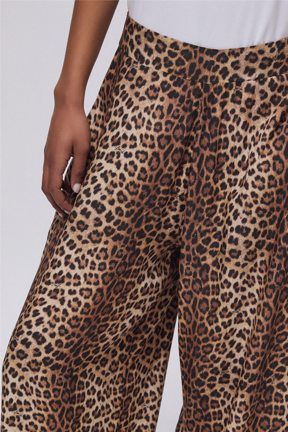 Liu Jo Ecs Pantalone St. All Over Kadın Plaj Pantolonu Çok Renkli