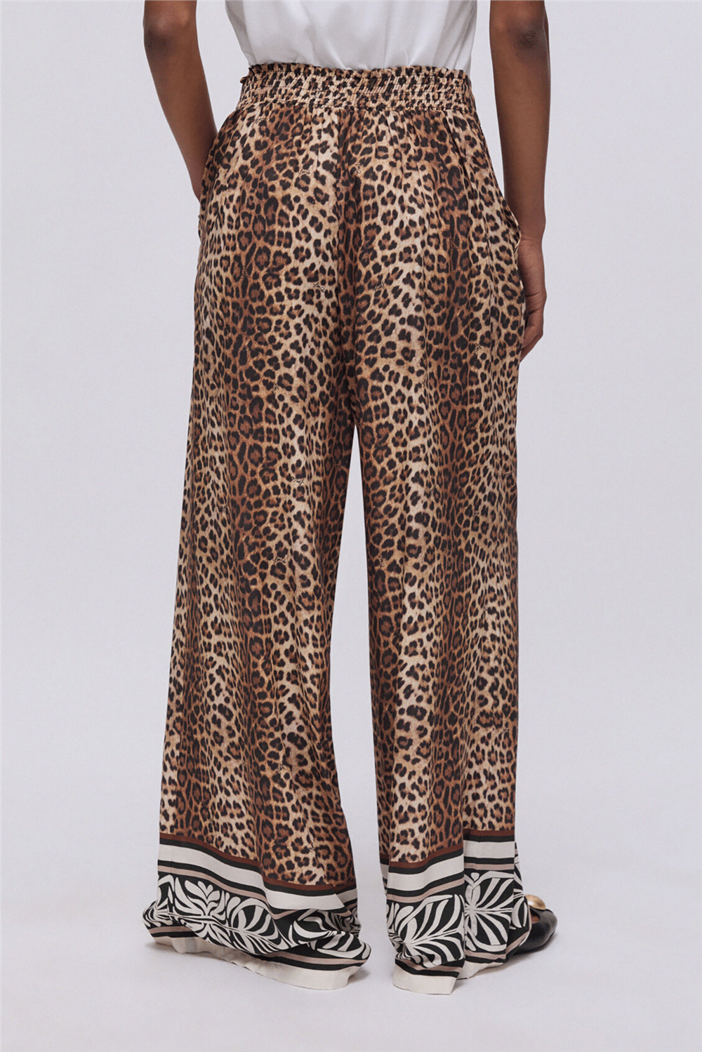 Liu Jo Ecs Pantalone St. All Over Kadın Plaj Pantolonu Çok Renkli