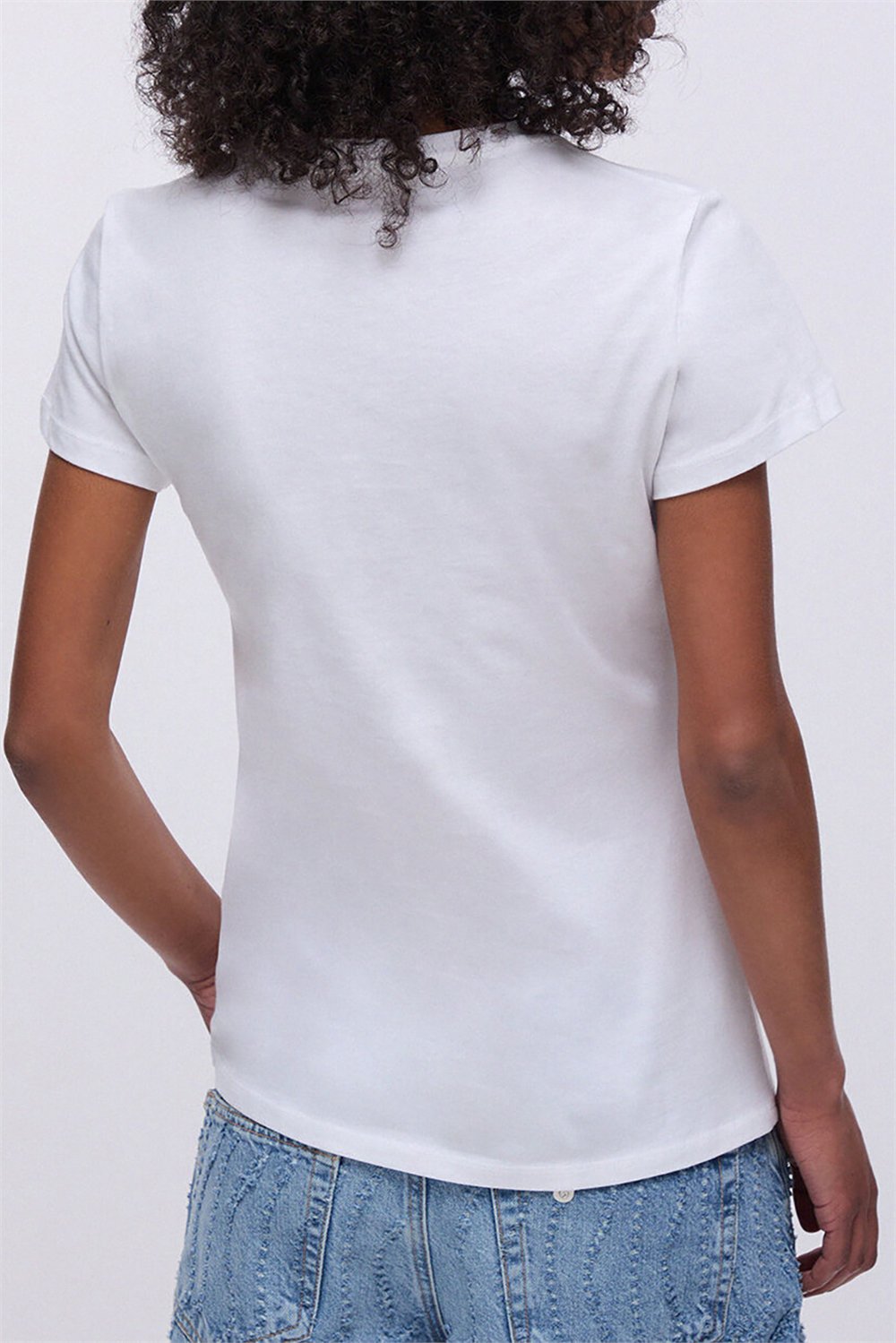 Liu Jo Ecs T-Shirt Moda M/C Kadın Bisiklet Yaka T-Shirt Çok Renkli