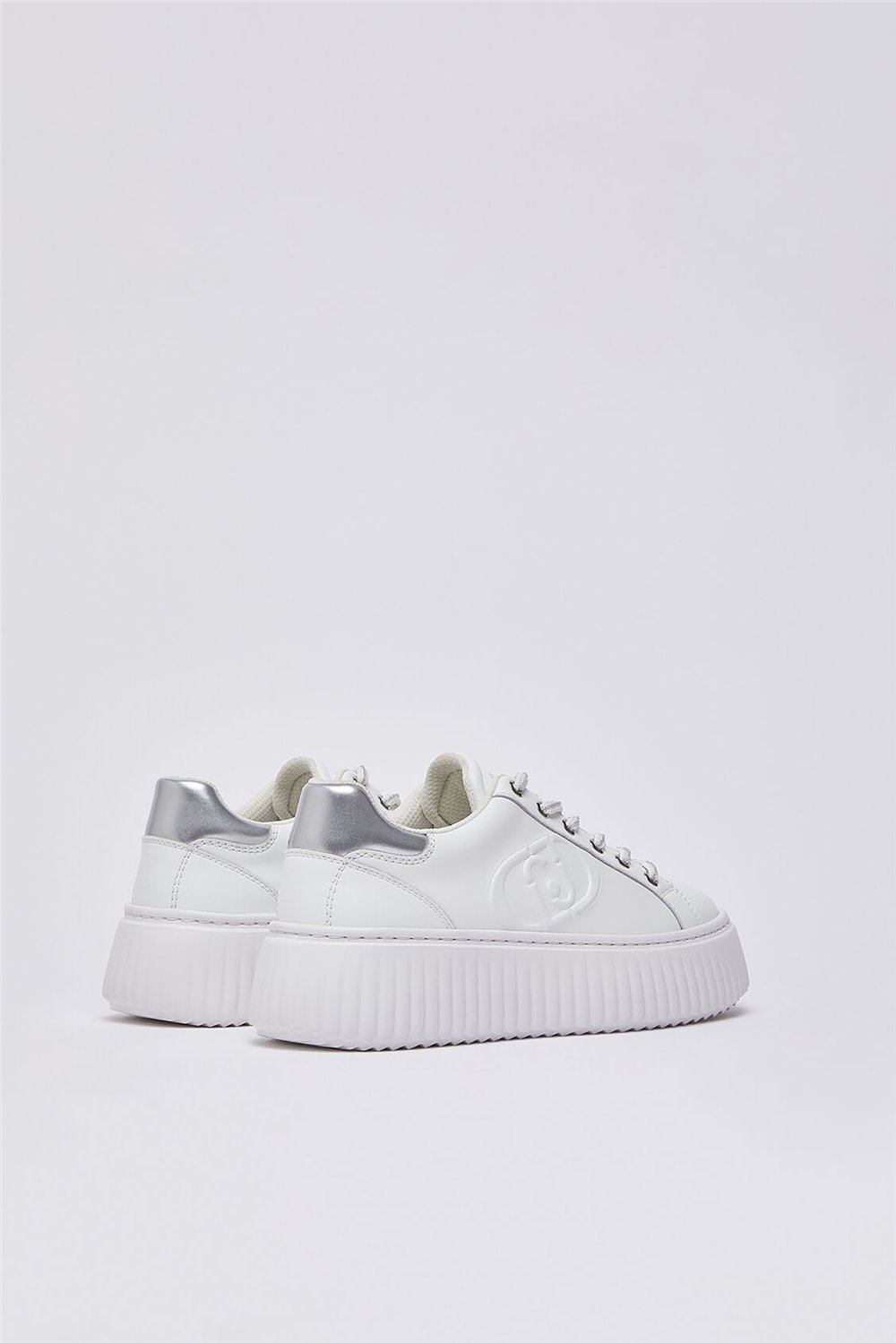 Liu Jo Elodie 01 - Sneaker Calf Black Kadın Sneaker Beyaz