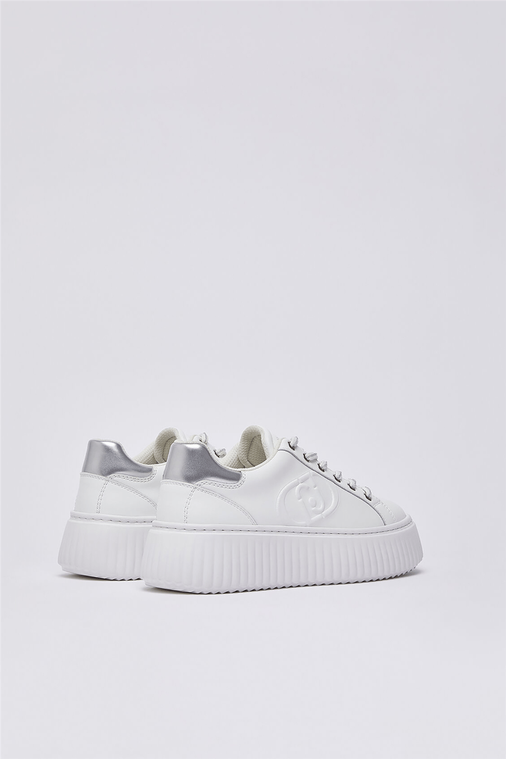 Liu Jo Elodie 01 - Sneaker Calf Black Kadın Sneaker Beyaz