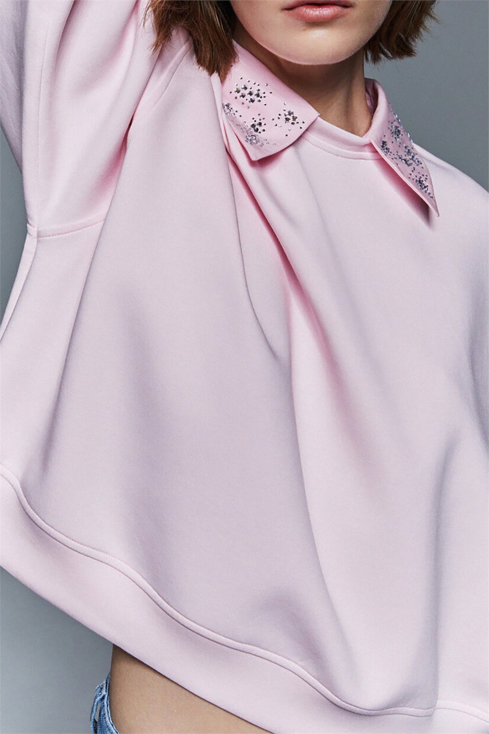 Liu Jo Felpa Chiusa Kadın Bisiklet Yaka Sweatshirt Çok Renkli