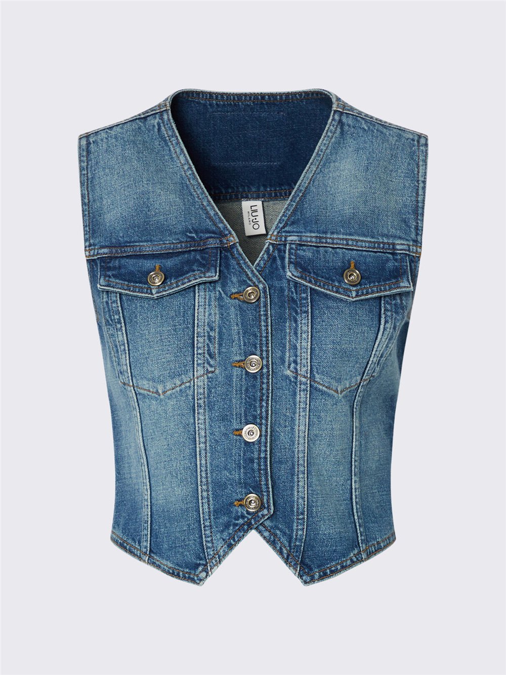 Liu Jo Gilet Denim Kadın Yelek