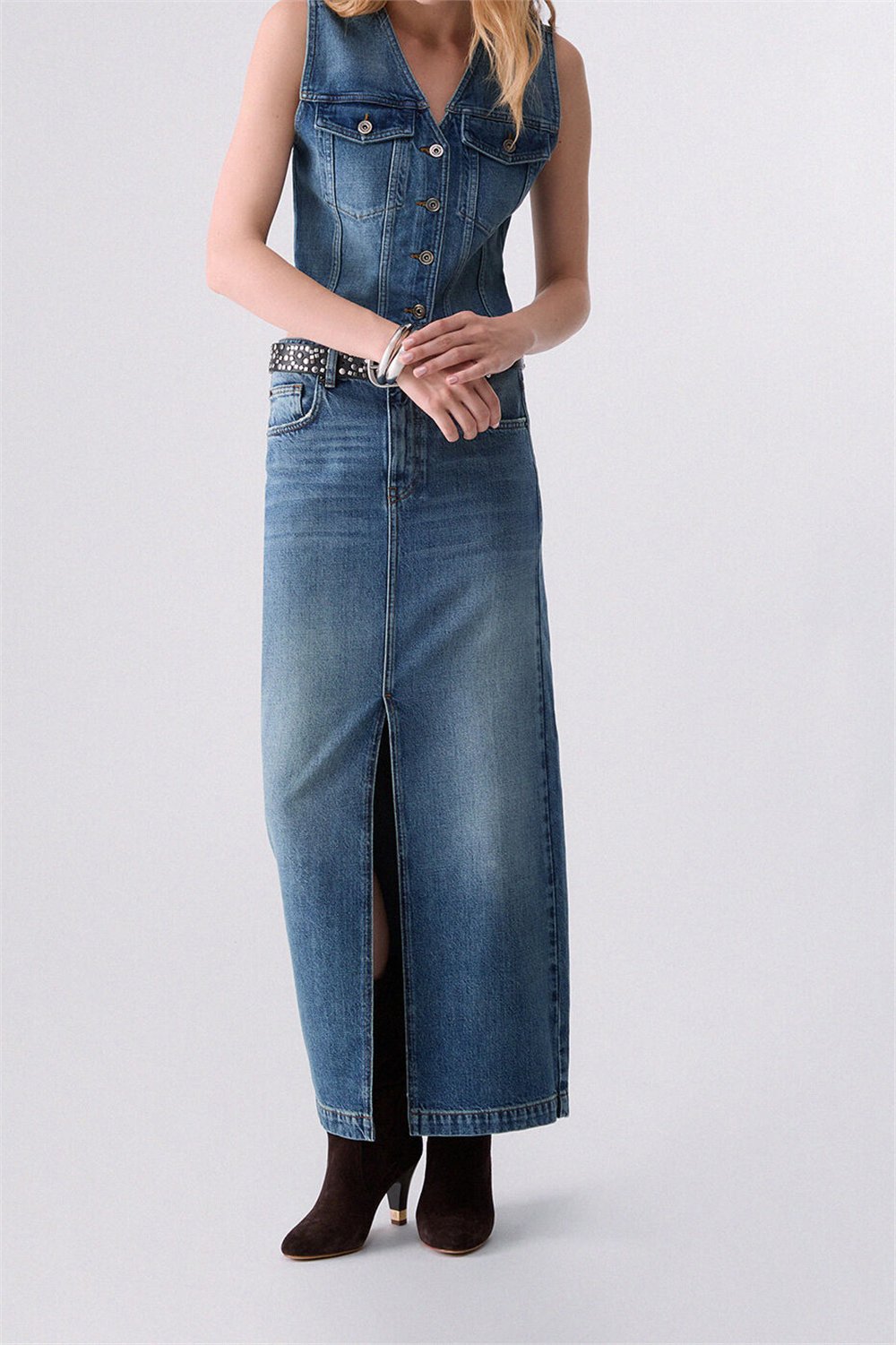 Liu Jo Gilet Denim Kadın Yelek