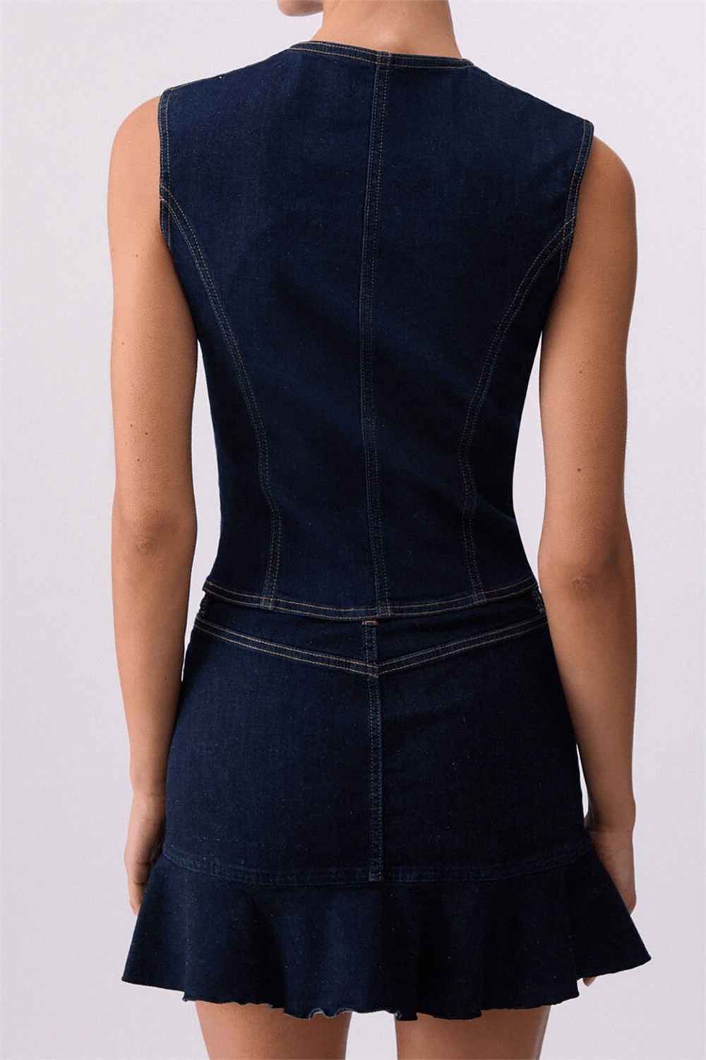Liu Jo Gilet Pretty Kadın Kot Yelek Çok Renkli