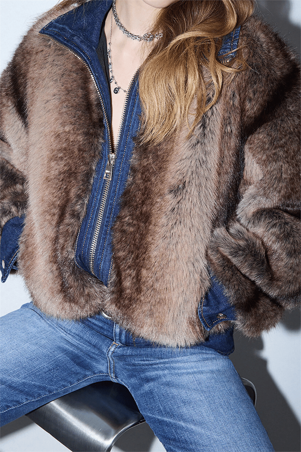 Liu Jo Giubbino Denim Soft Kadın Kot Mont