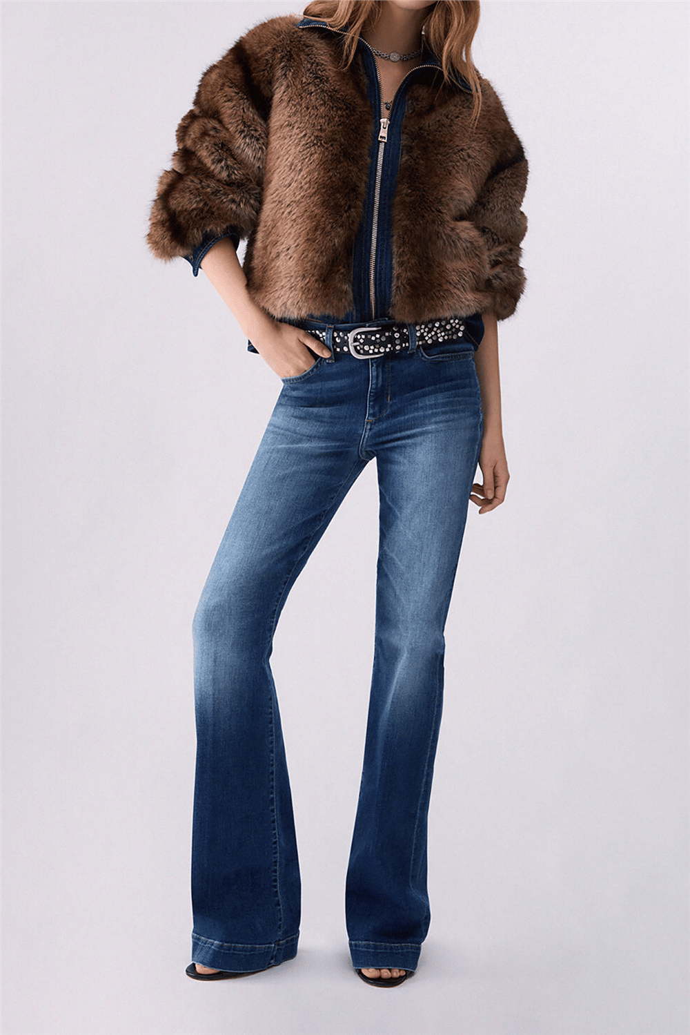 Liu Jo Giubbino Denim Soft Kadın Kot Mont