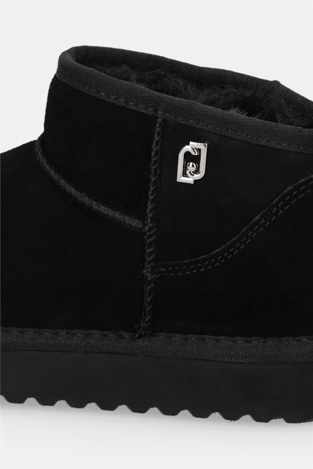 Liu Jo Jil 01 - Ankle Boot Cow Suede Black Kadın Bot Siyah