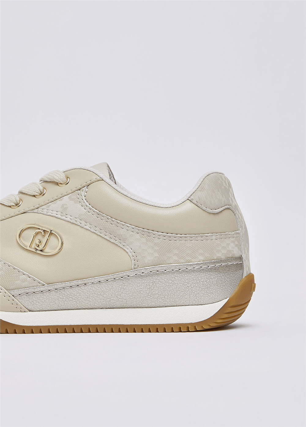 Liu Jo Lewis 01 - Sneaker Calf Leather/Printed Black Kadın Sneaker Çok Renkli