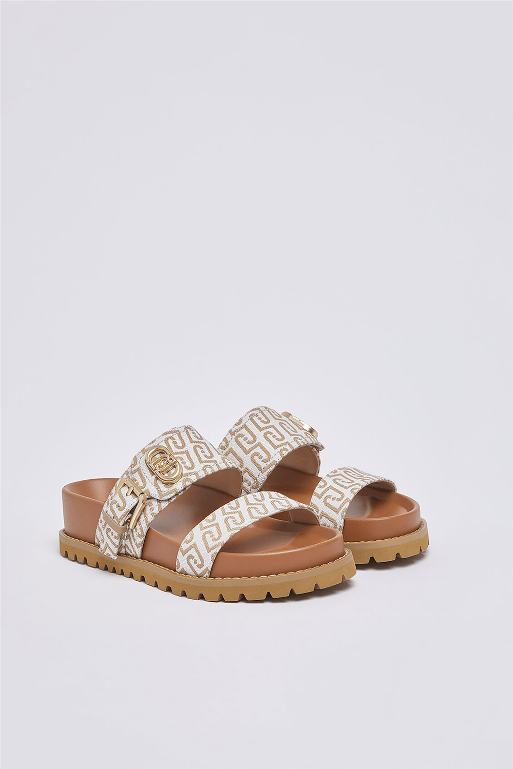 Liu Jo Livia 02 Monogram Kadın Sandalet Çok Renkli