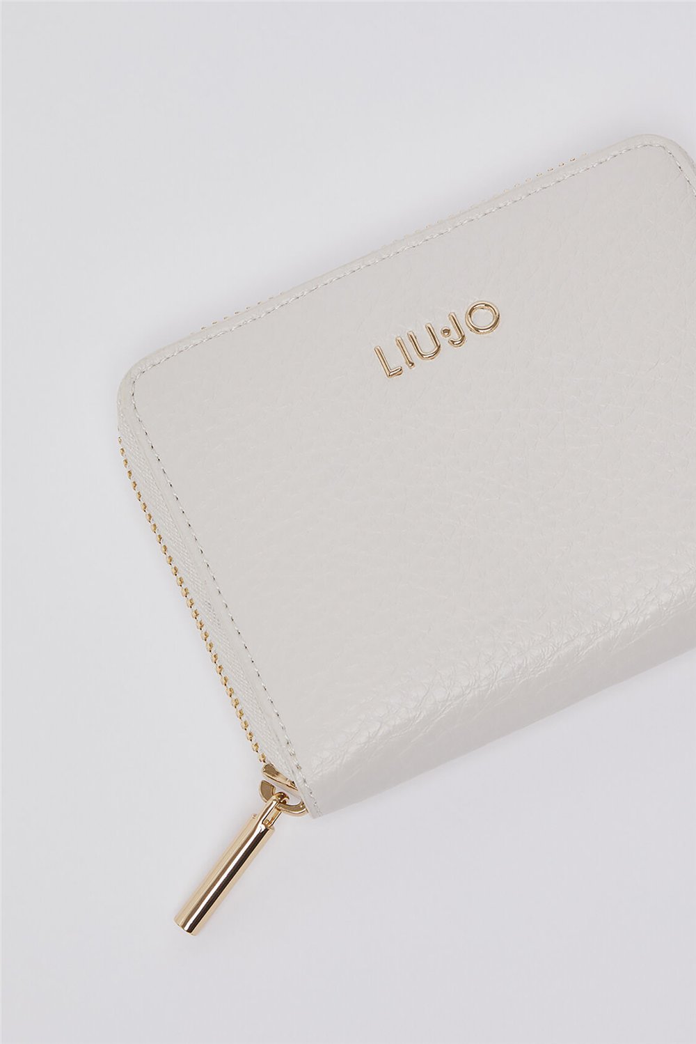 Liu Jo M Zip Around Kadın Cüzdan Krem