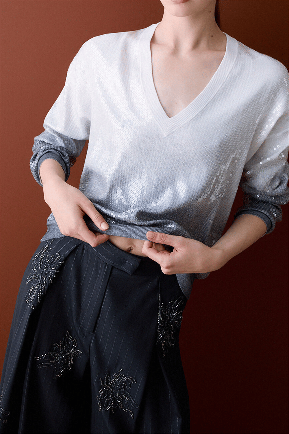 Liu Jo Maglia Chiusa M/L Kadın Bluz