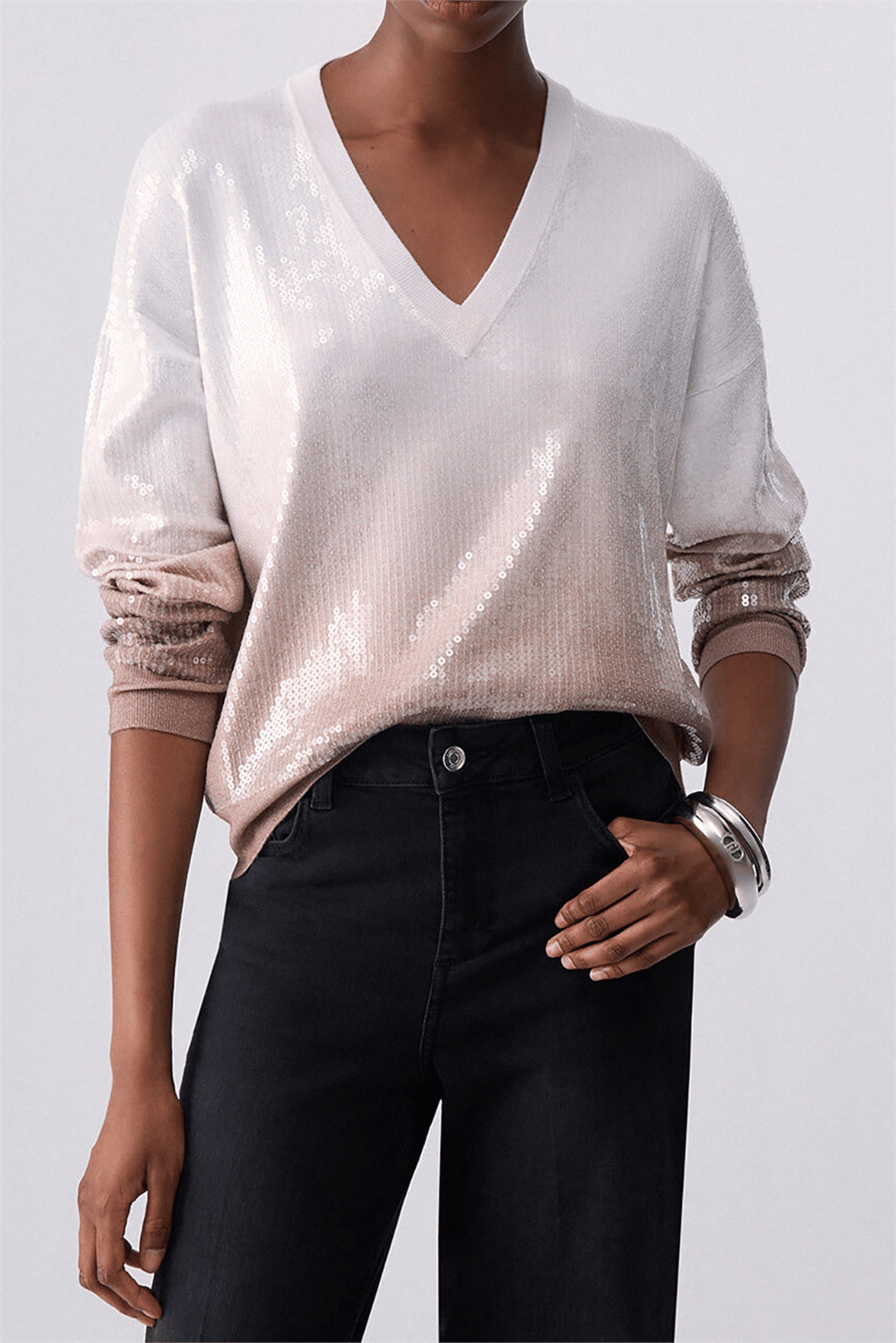 Liu Jo Maglia Chiusa M/L Kadın Bluz