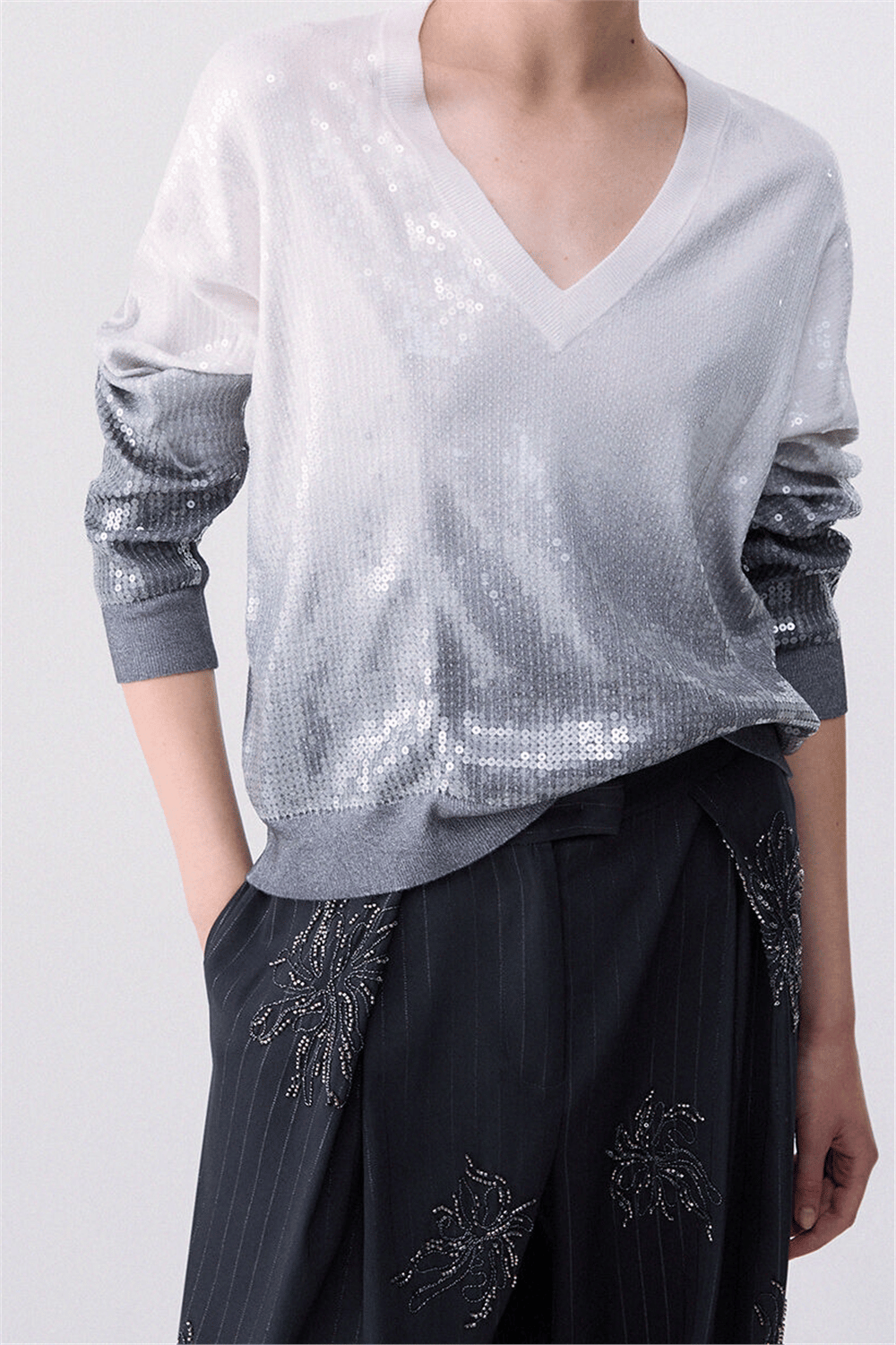 Liu Jo Maglia Chiusa M/L Kadın Bluz