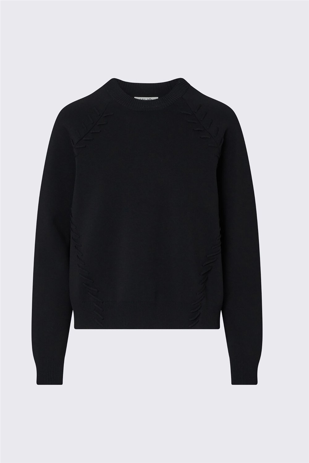 Liu Jo Maglia Chiusa M/L Kadın Kazak Siyah