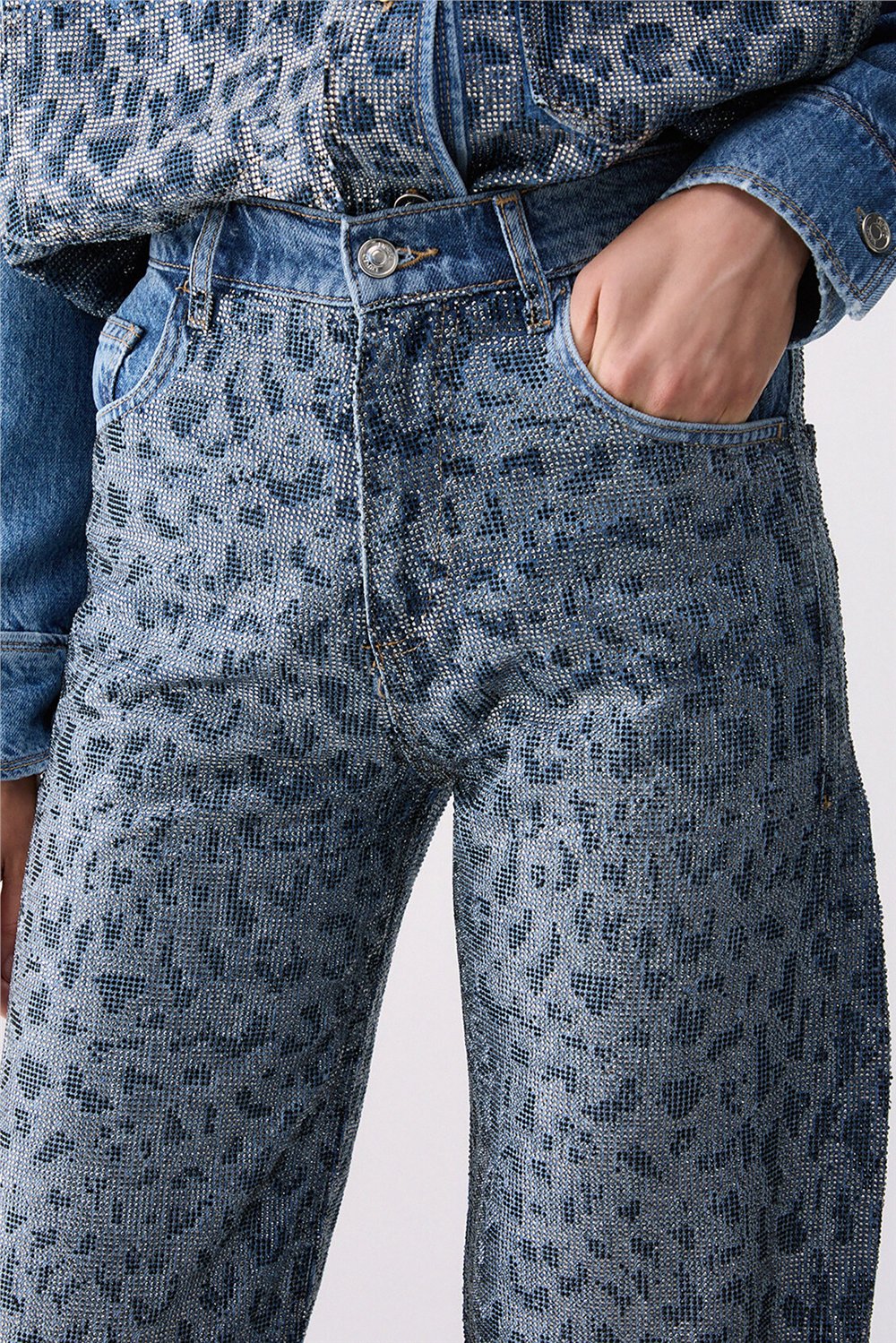 Liu Jo Pant.Straight Stylis Kadın Jean Pantolon