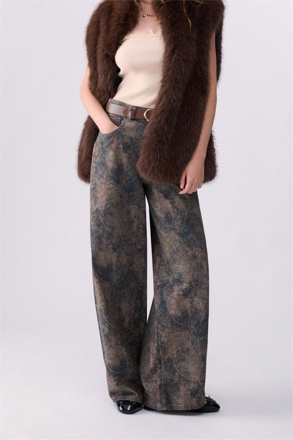 Liu Jo Pant. Balloon Print Kadın Pantolon