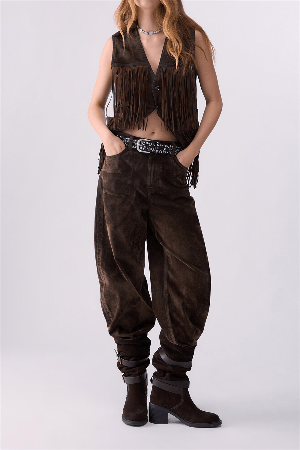 Liu Jo Pant.Balloon Flock H Kadın Jean Pantolon