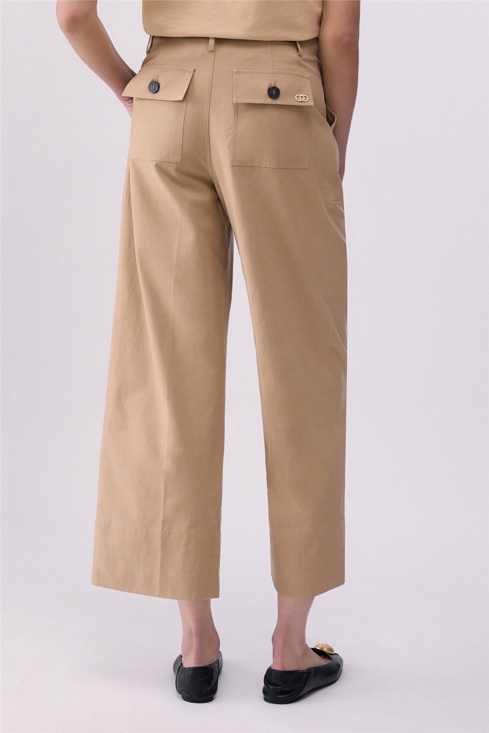 Liu Jo Pant.Chino Co Tencel Kadın Pantolon Çok Renkli