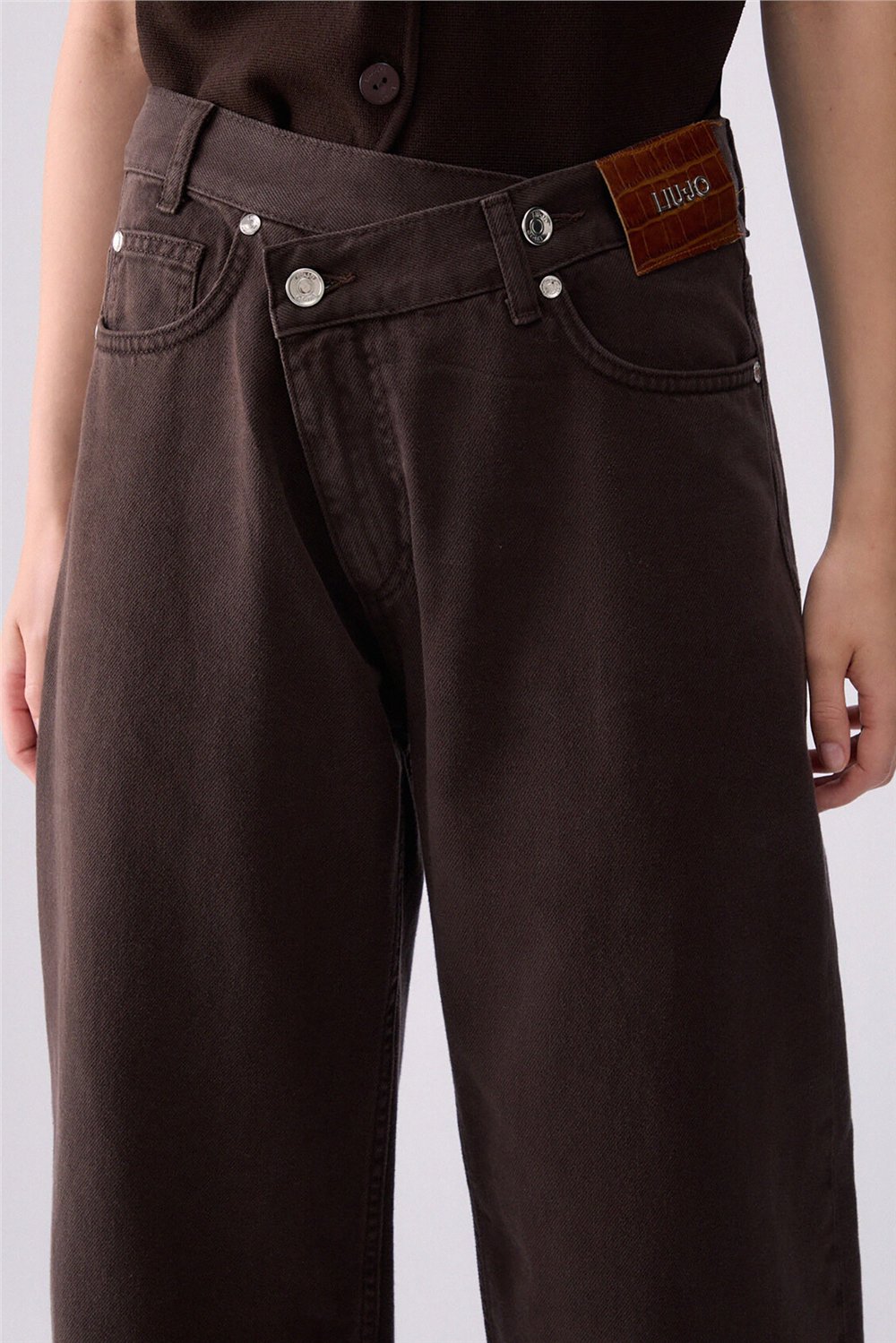 Liu Jo Pant.Straight Awry R Kadın Pantolon