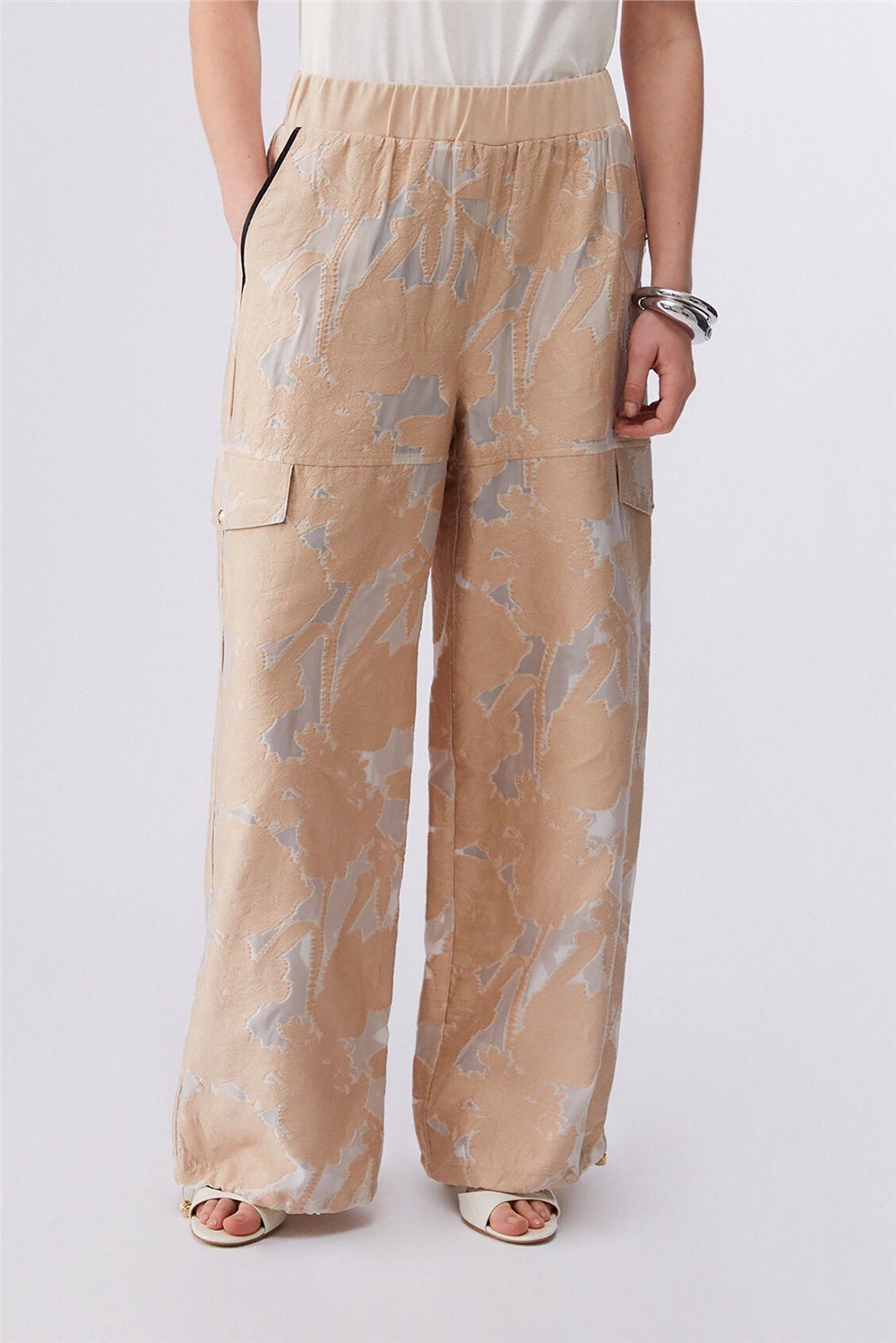 Liu Jo Pant.Ts Tpotf Lungo Kadın Pantolon Çok Renkli