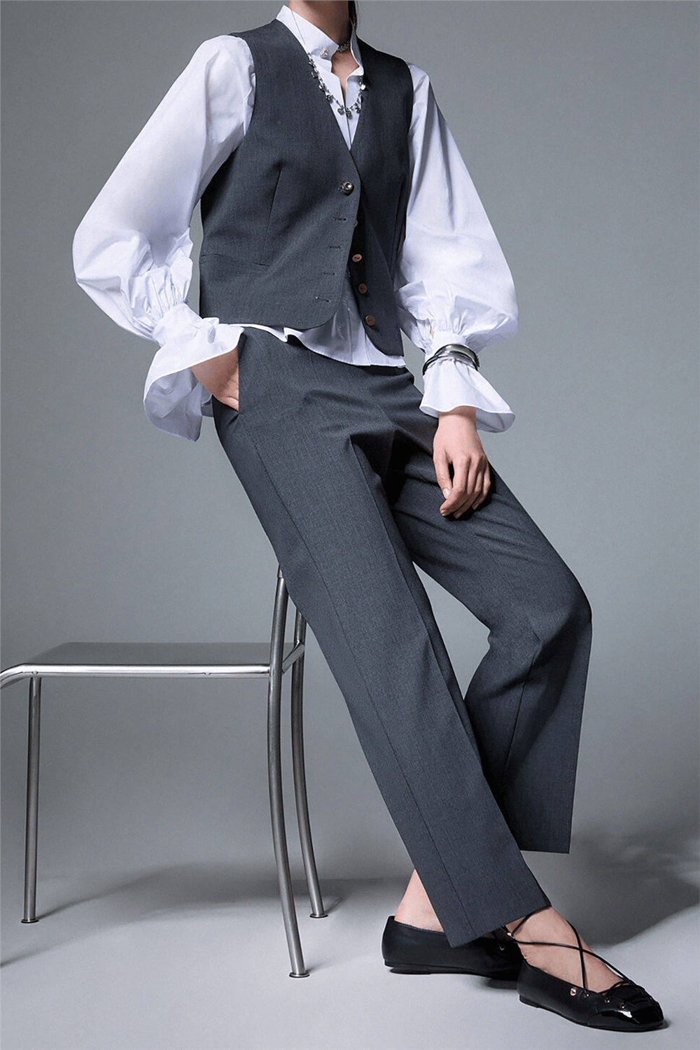 Liu Jo Pant.Ts Tpotf Lungo Kadın Pantolon