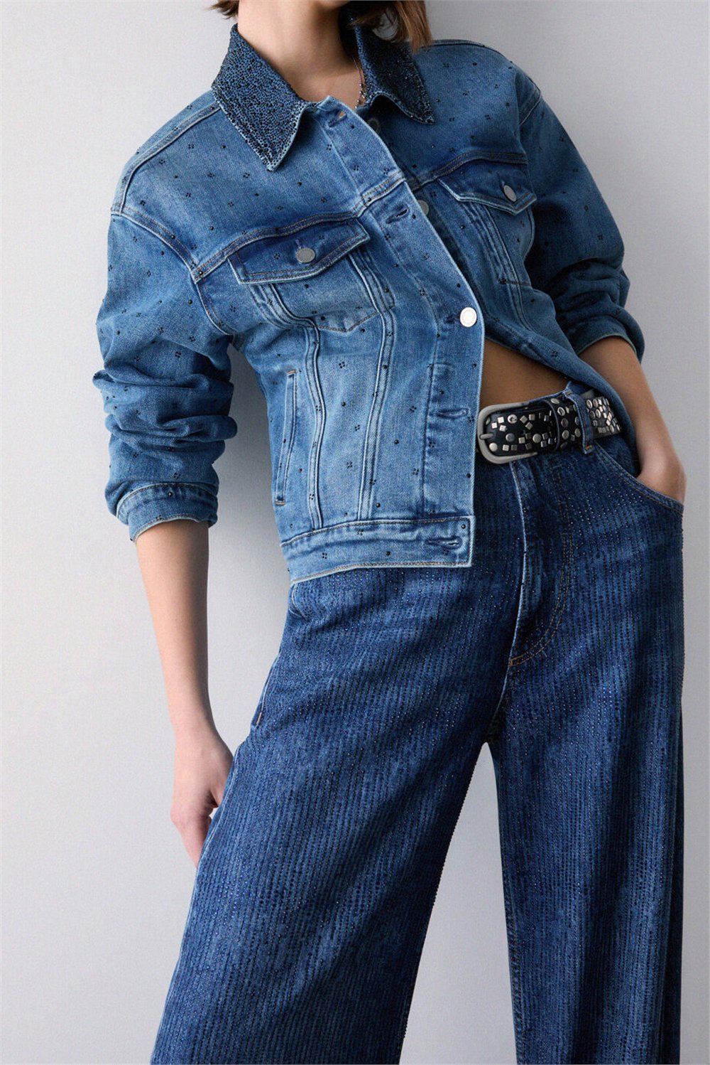 Liu Jo Pant.Straight Stylis Kadın Jean Pantolon