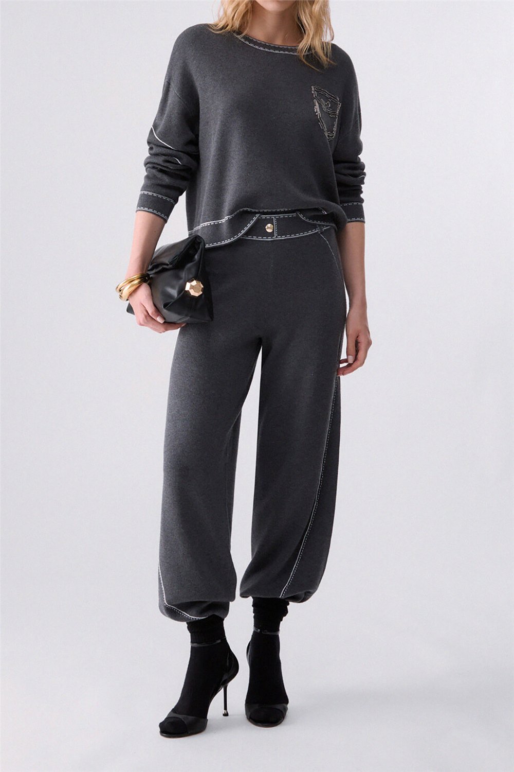 Liu Jo Pant.Maglia Lungo Kadın Pantolon