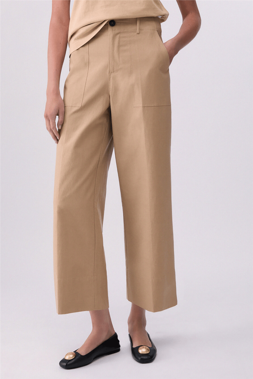 Liu Jo Pant.Chino Co Tencel Kadın Pantolon Çok Renkli