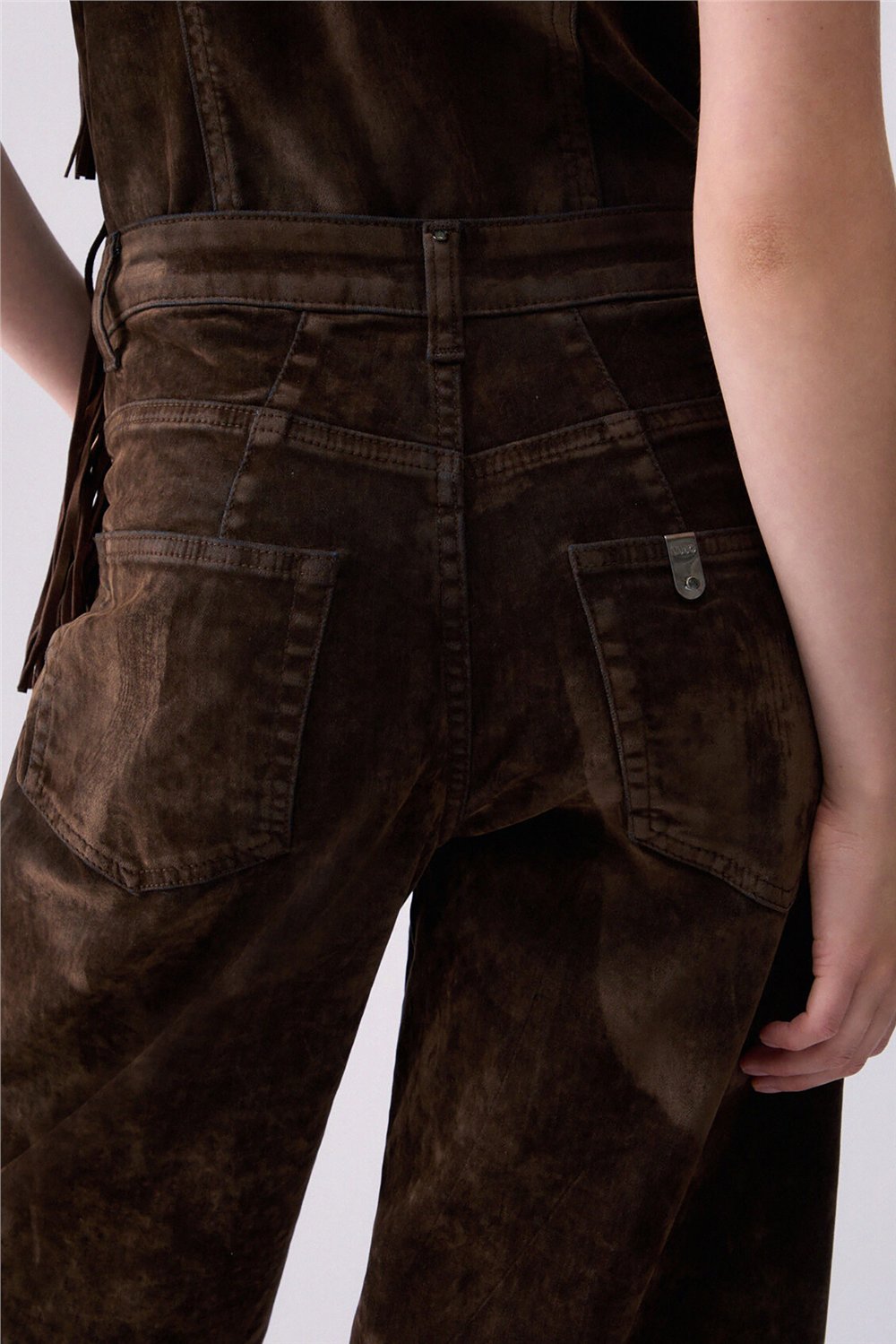 Liu Jo Pant.Balloon Flock H Kadın Jean Pantolon