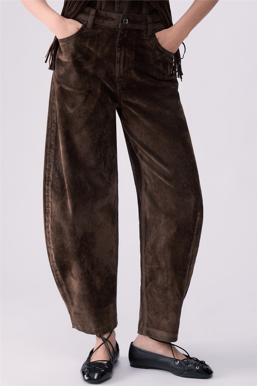 Liu Jo Pant.Balloon Flock H Kadın Jean Pantolon