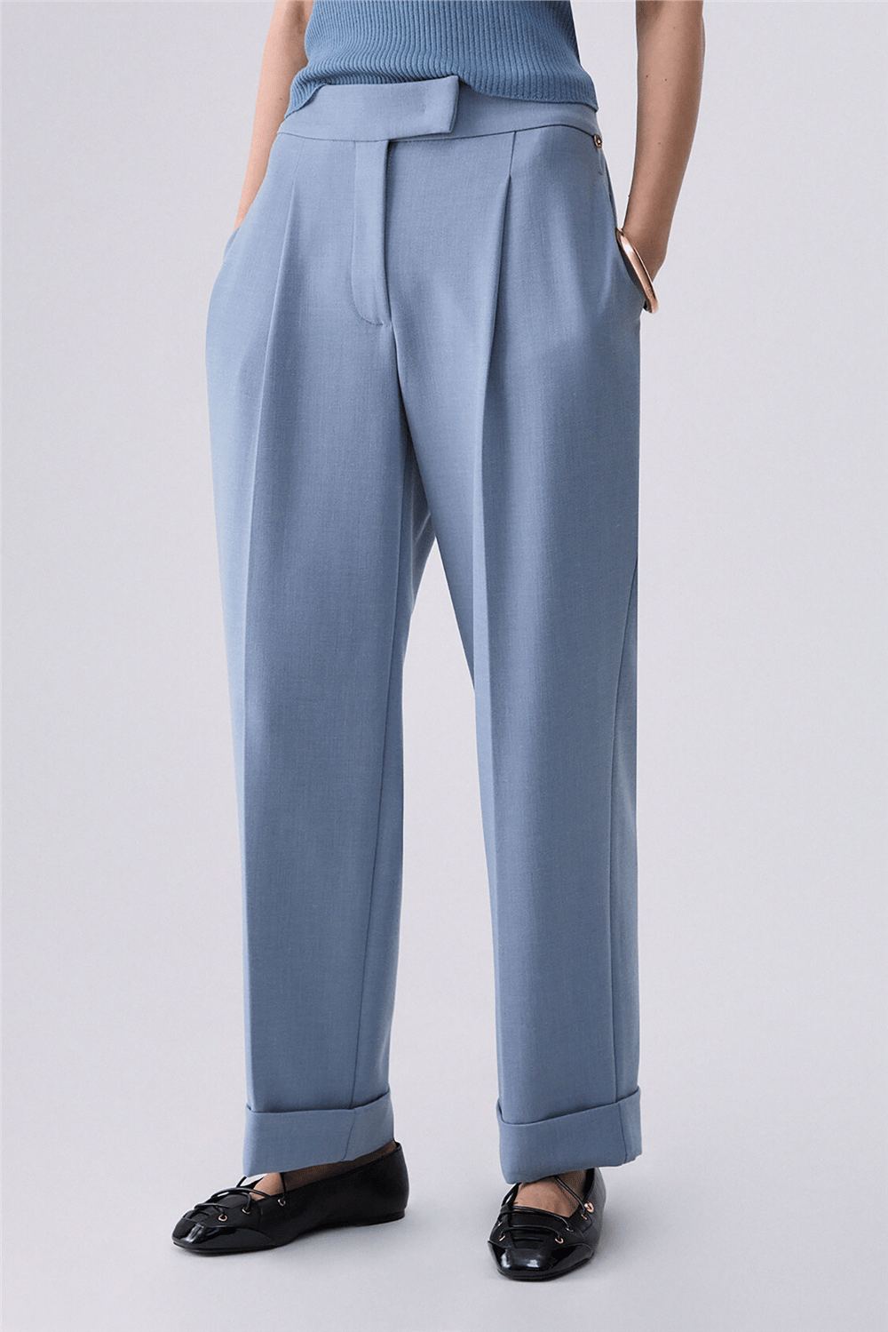Liu Jo Pant.Ts Tpotf Lungo Kadın Pantolon