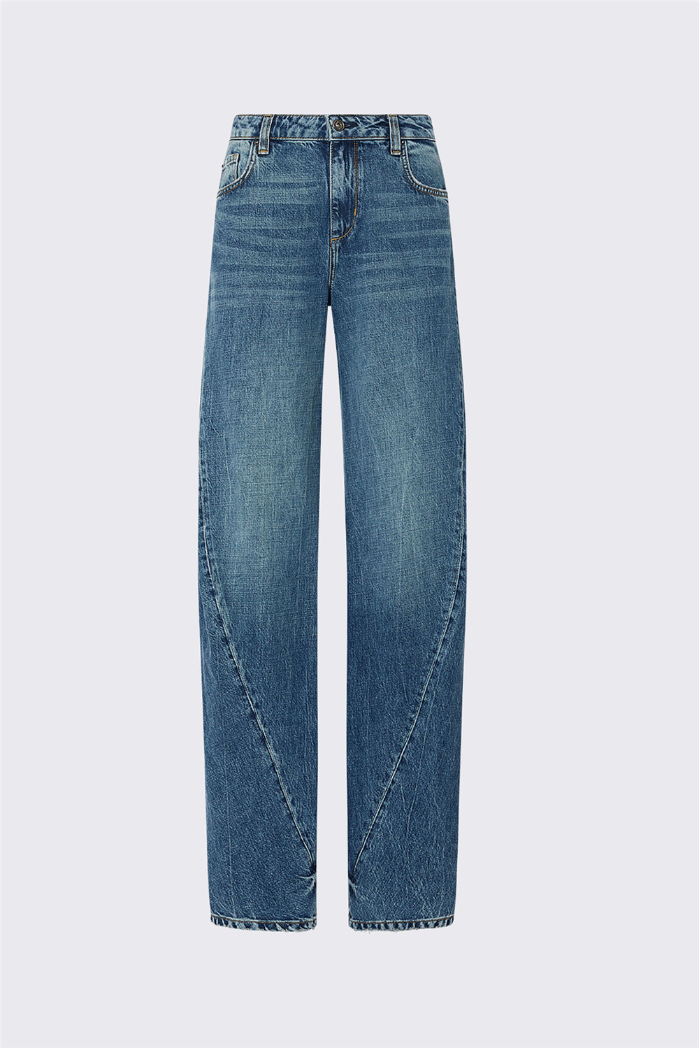Liu Jo Pant.Straight Ergono Kadın Jean Pantolon