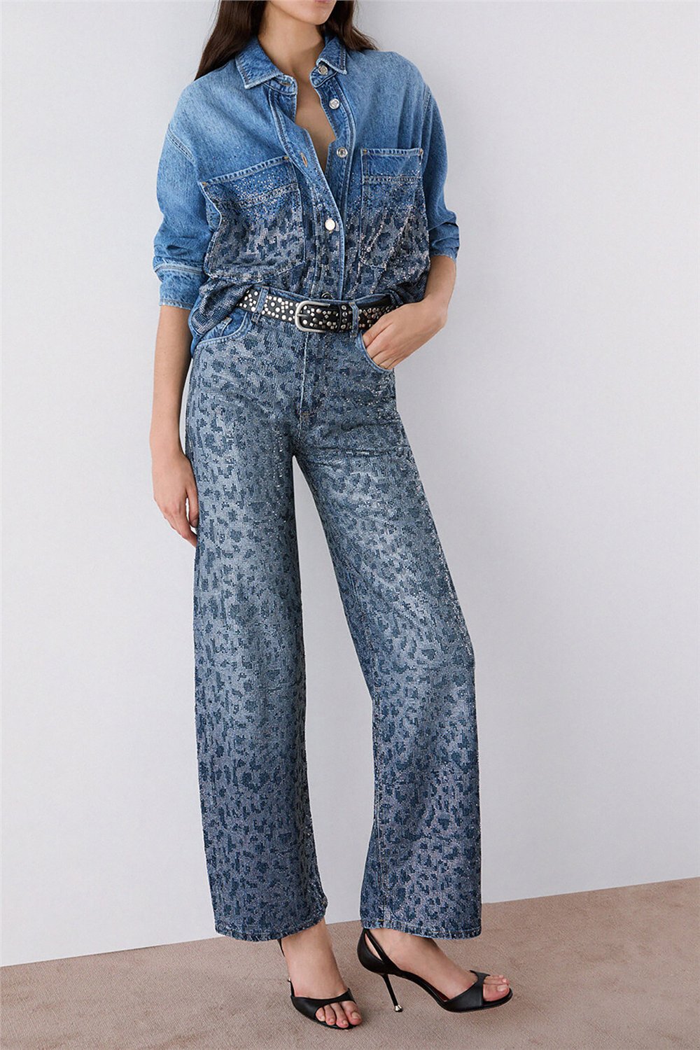Liu Jo Pant.Straight Stylis Kadın Jean Pantolon