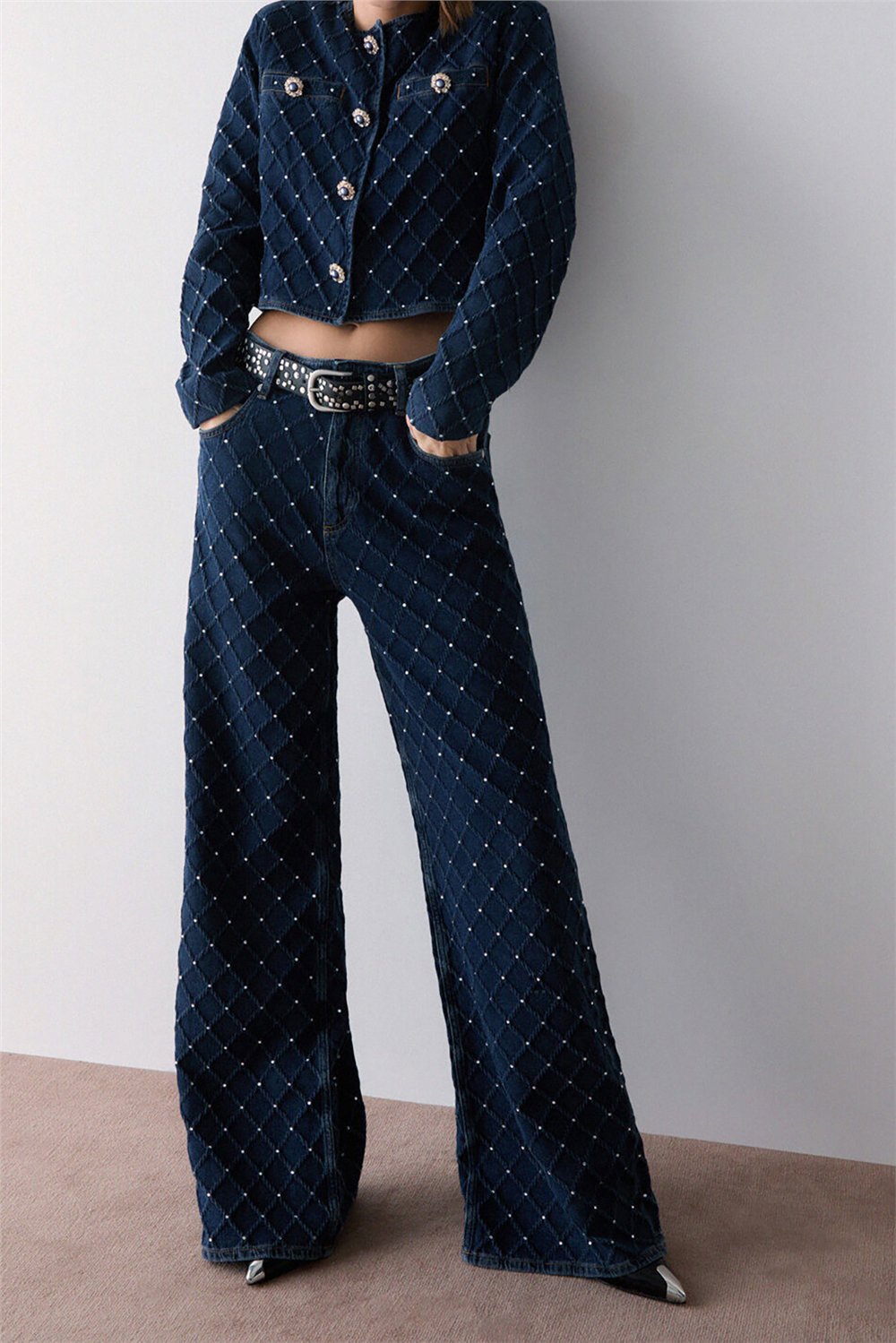 Liu Jo Pant.Straight Matela Kadın Jean Pantolon