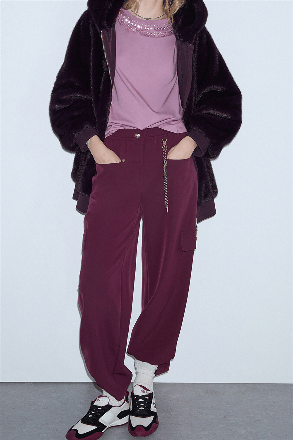 Liu Jo Pant.Ts Tpotf Lungo Kadın Pantolon
