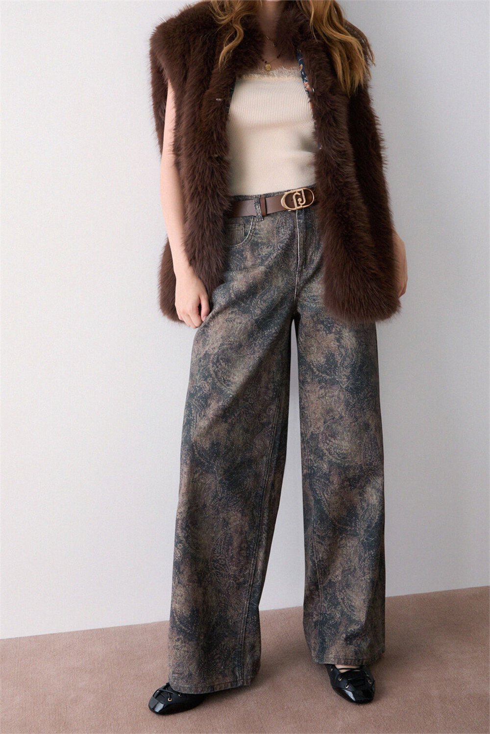 Liu Jo Pant. Balloon Print Kadın Pantolon